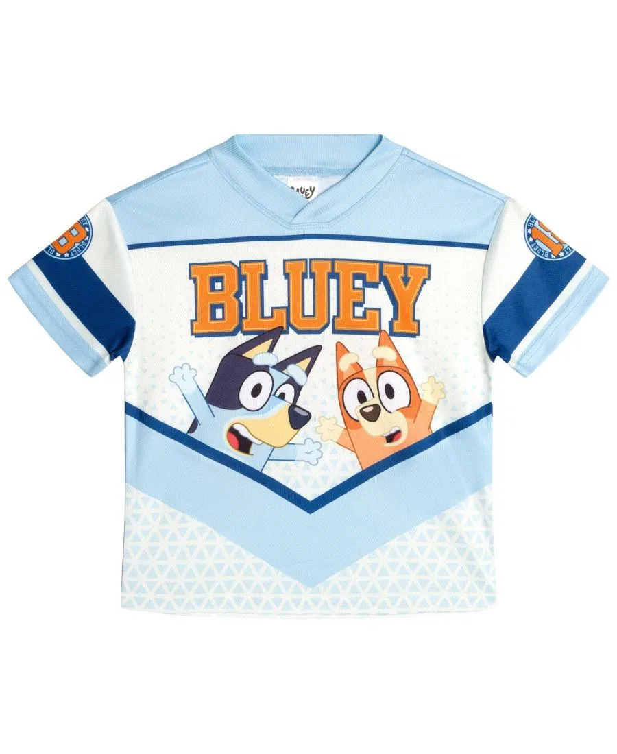 Комплект из футболки и джоггеров с принтом Bluey, Athletic 2-Piece Set Bluey, Navy Blue — фото 3