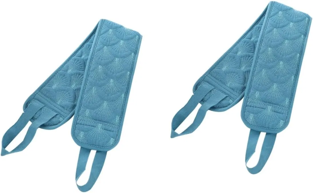 Мочалка для спины, Alipis, 2 шт, 60x9.3 см, Blue X 2 Pieces