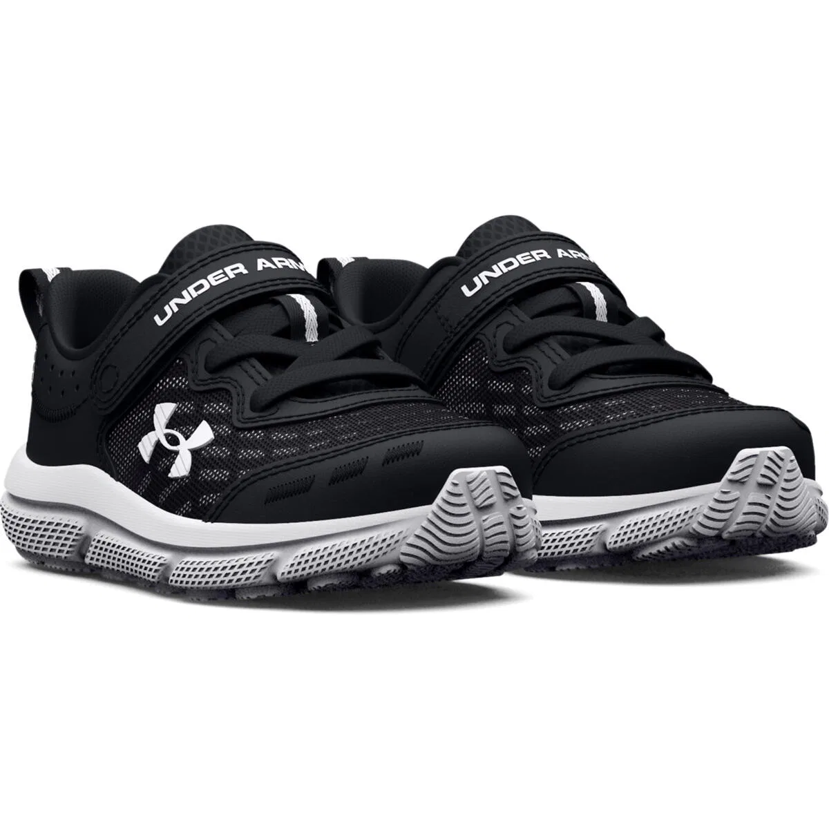 Детские кроссовки с закрытым носком Assert 10 Ac Under Armour, Schwarz Weiß — фото 4