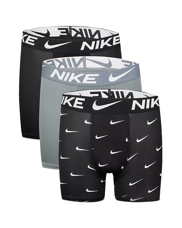 Детский комплект трусов для мальчиков Nike, Gray/Black