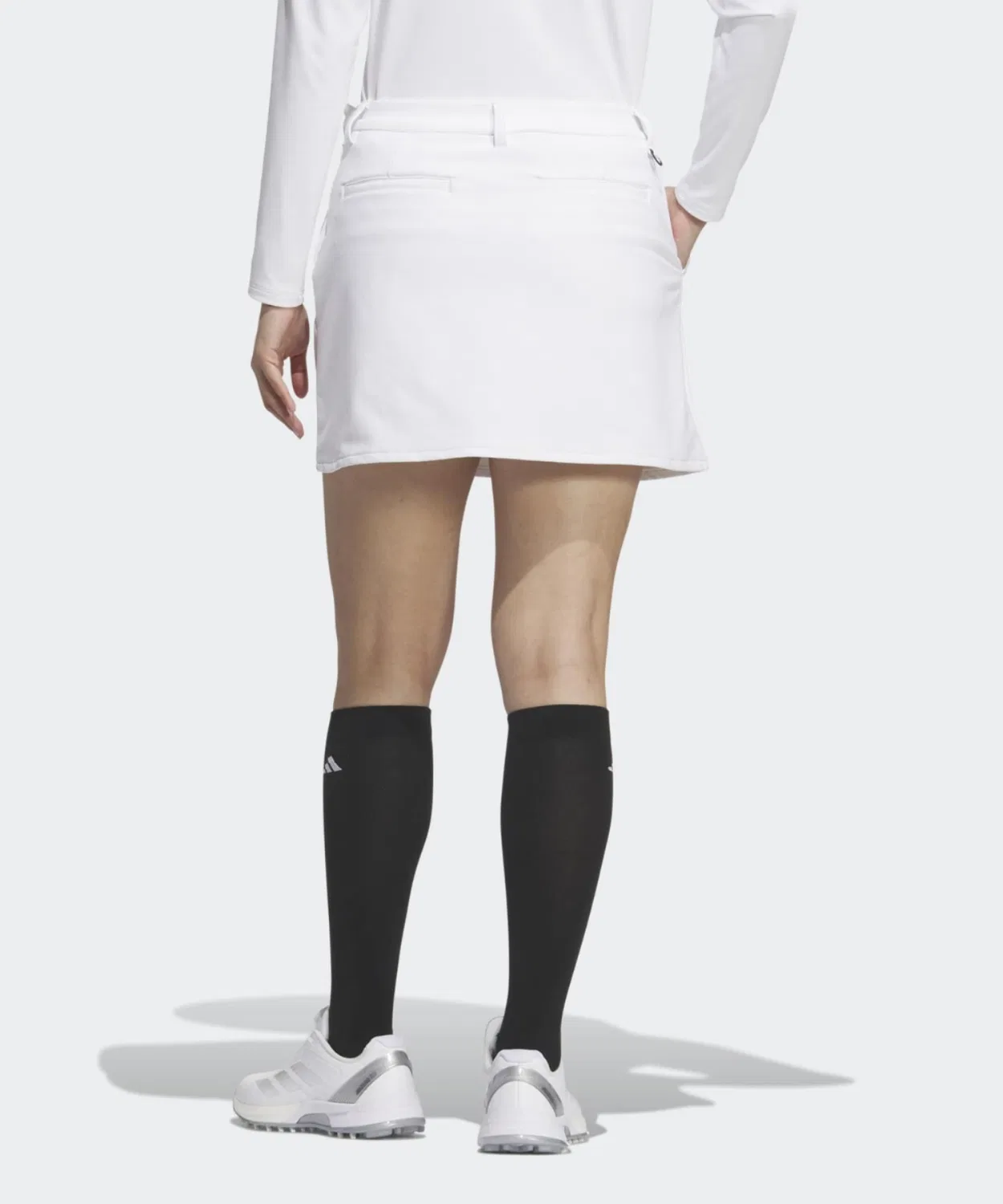 Женская юбка для гольфа с водоотталкивающей пропиткой, модель EX STRETCH ACTIVE Adidas, Белый — фото 2
