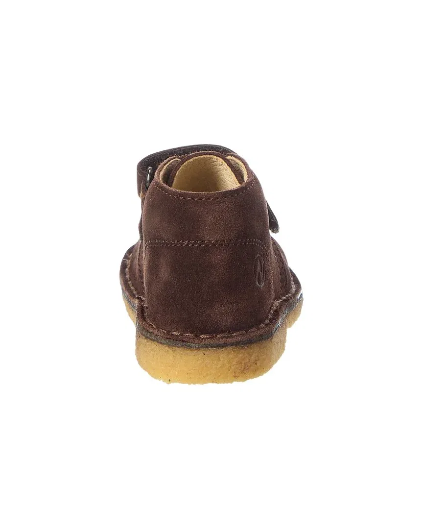 Детские ботинки из замши на липучке Choco Suede Bootie Naturino, коричневый — фото 3