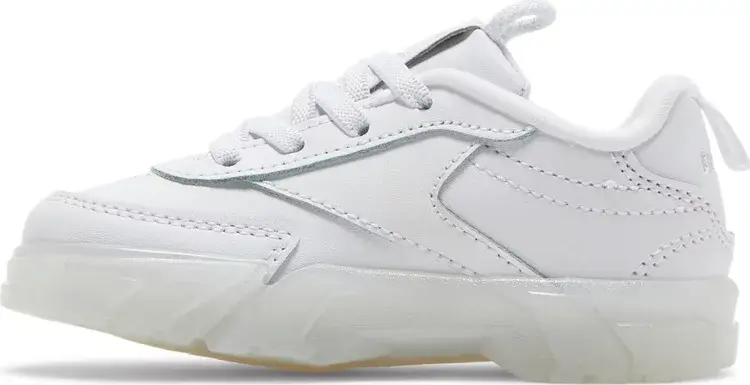 Кроссовки cardi b x club c toddler 'triple white' Reebok, белый — фото 4