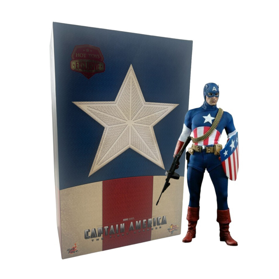 

Коллекционная фигурка Hot Toys Captain America First Avengers, Captain America (Star Spanaled Man Version) MMS205, 30 см