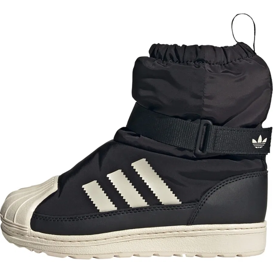 Детские зимние ботинки с принтом Superstar 360 Winterized Boot Shoes adidas, Черно-белый — фото 2