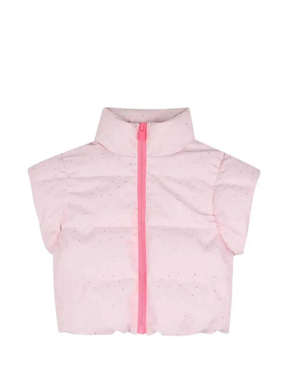Дутый жилет с блестками Billieblush, розовый