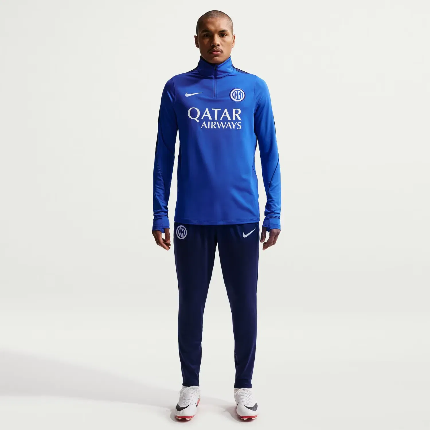 Мужская футболка с длинным рукавом Inter de Milán 2026-2027 Dri-FIT Strike Drill Top Nike, Azul — фото 4