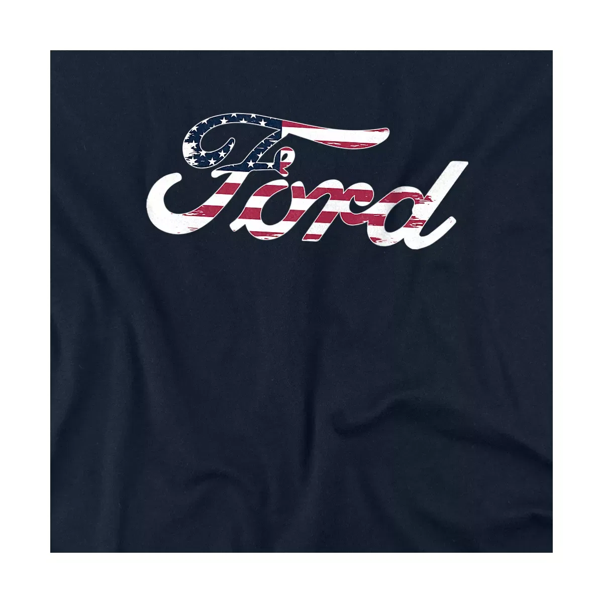 Детское боди с коротким рукавом с принтом Ford Flag Logo LOGOVISION, Navy — фото 2