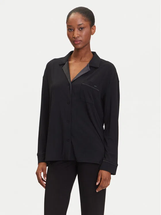Верх от пижамы relaxed fit Sheen Boss, черный