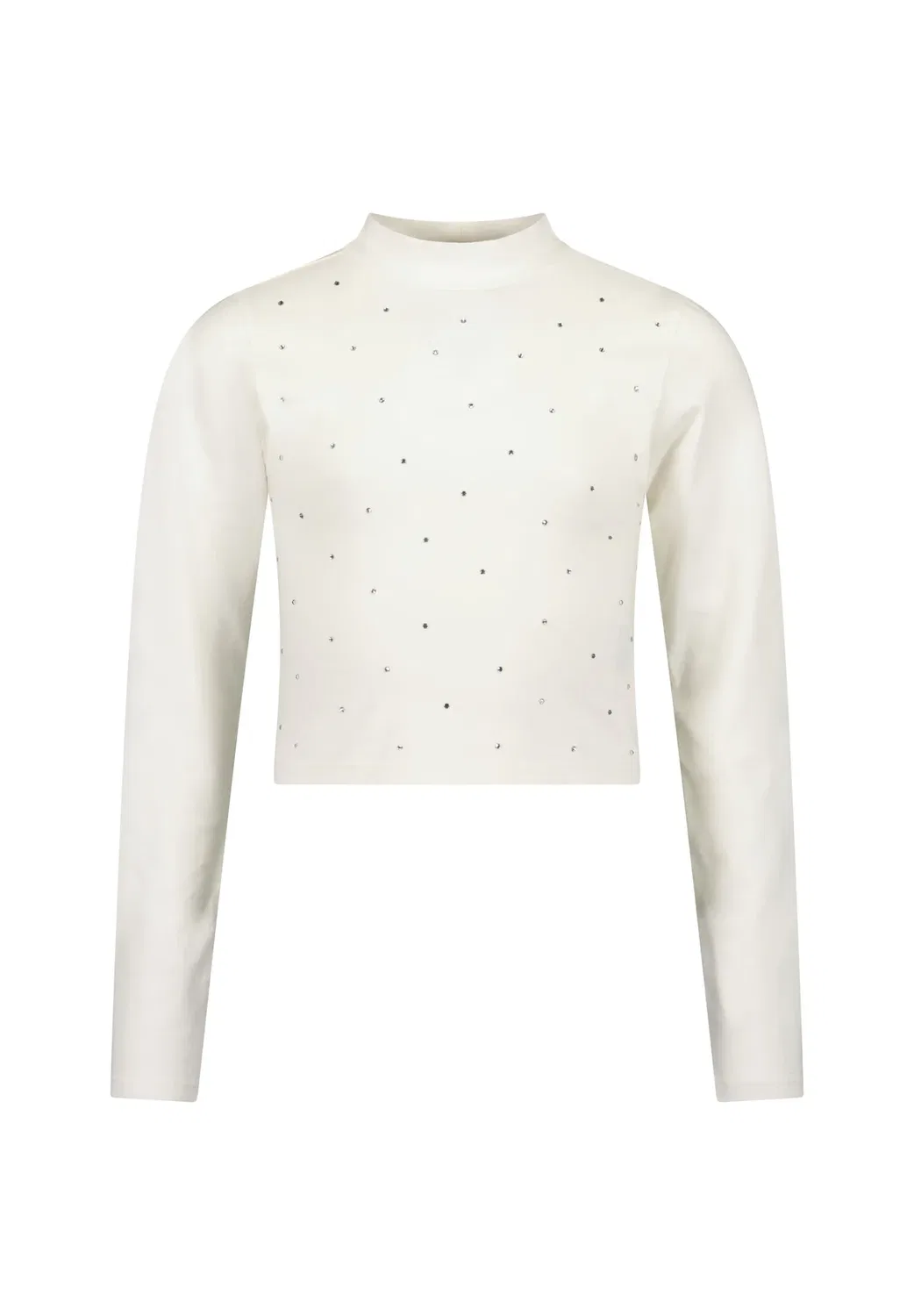 Langarmshirt mit stehkragen - топ с длинными рукавами Blue Seven, Offwhite