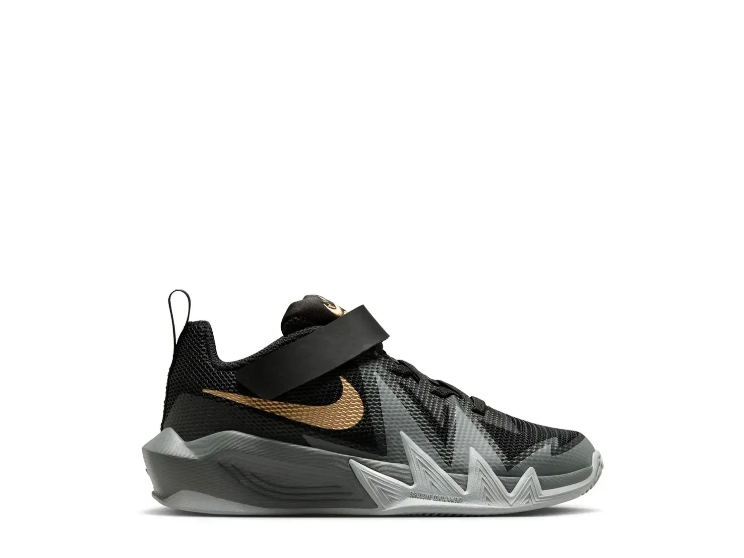 Кроссовки детские S.T. Dynamite, Nike, черно-золотой