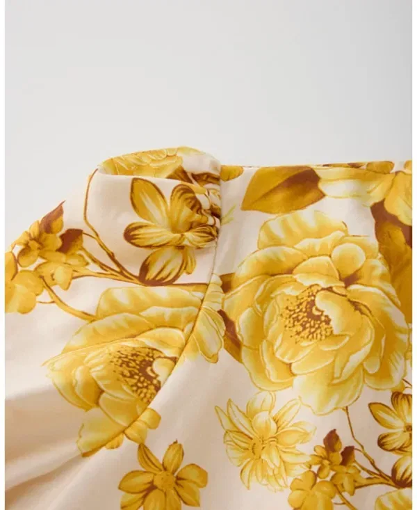 Детское платье для девочек с длинным рукавом Solene Mini Dress Marlo Kids, Floral — фото 4