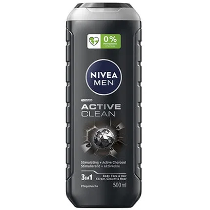 Гель для душа Мужской Активный Чистый, Nivea, Active Clean