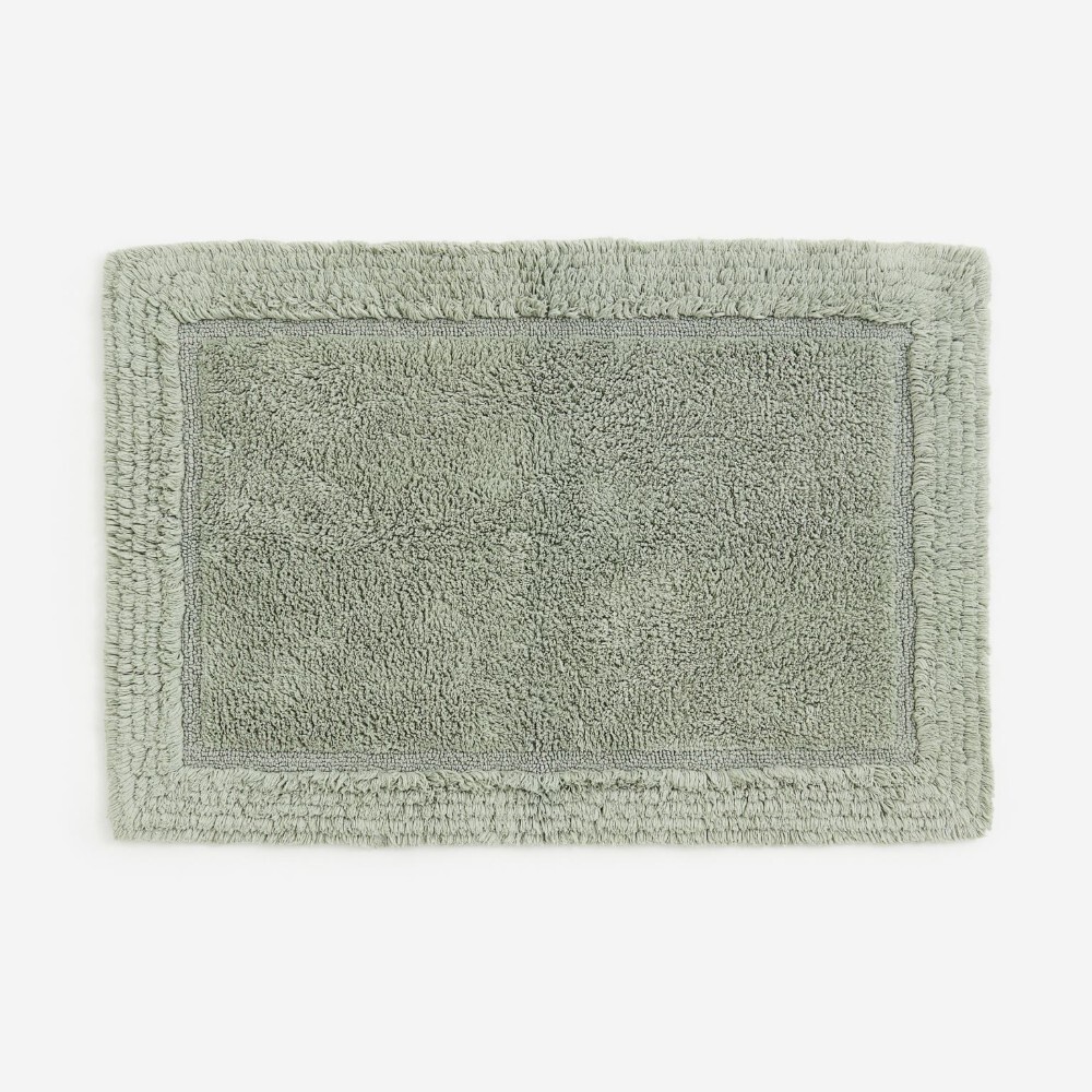 

Коврик для ванной H&M Home Tufted Cotton, светло-зеленый