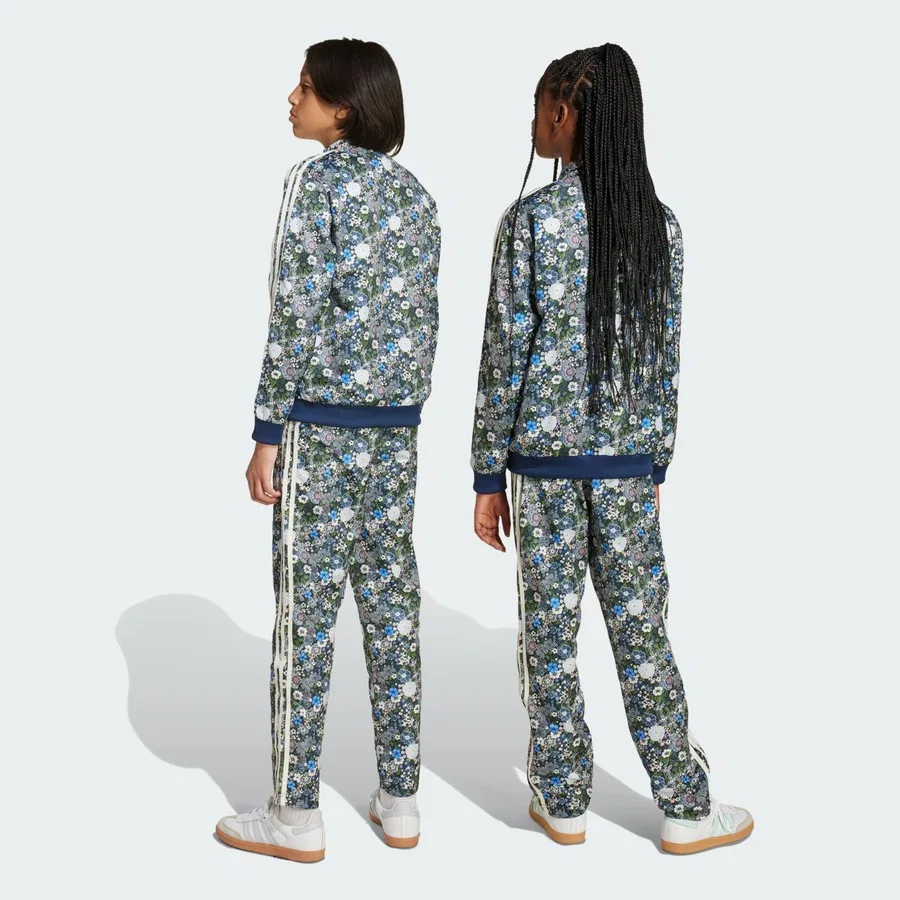 Спортивные брюки с принтом Liberty London Firebird Track Pants adidas, Синий — фото 2