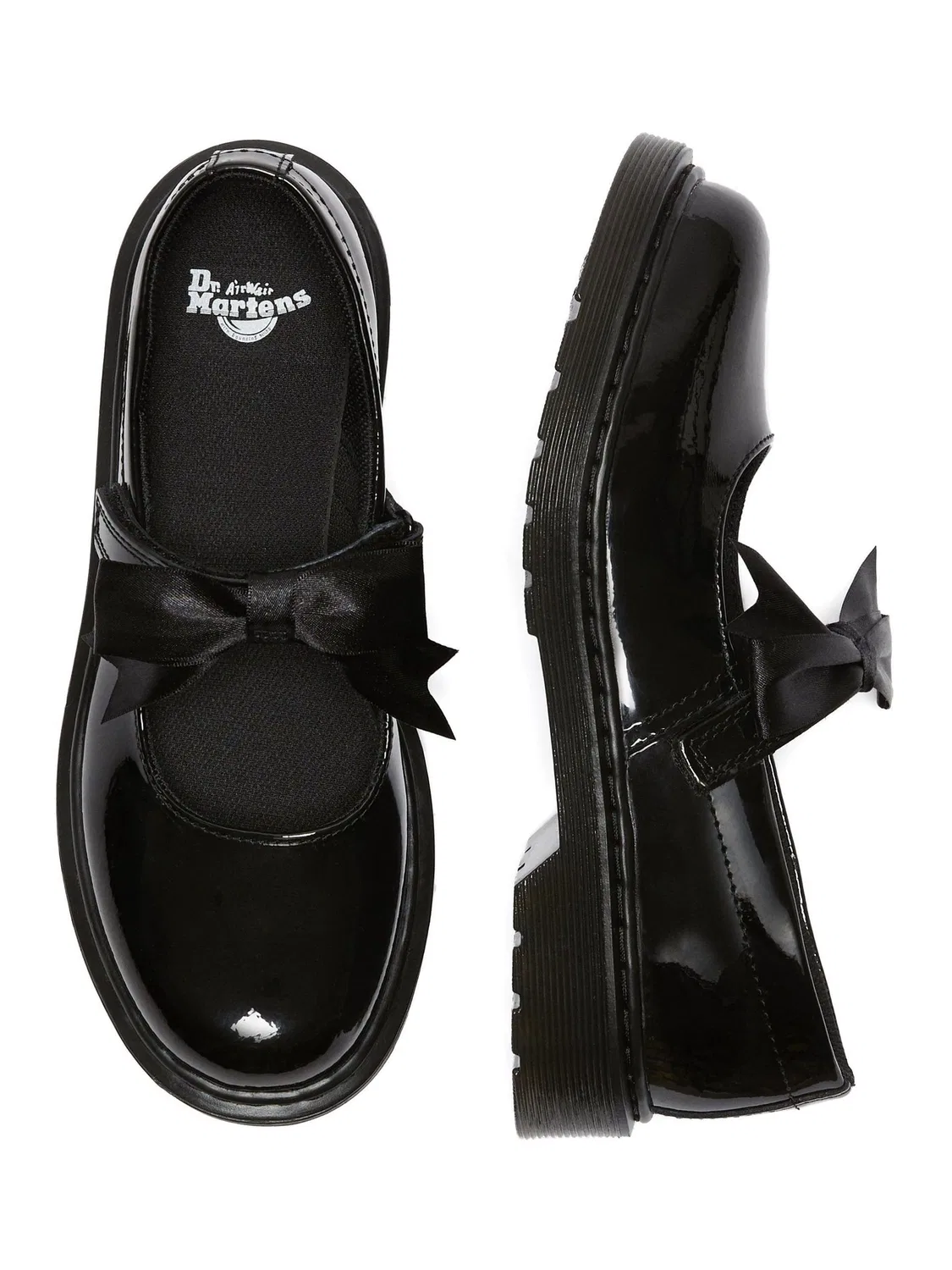 Туфли Mary Jane, Patent Lamper Dr. Martens, черный — фото 3