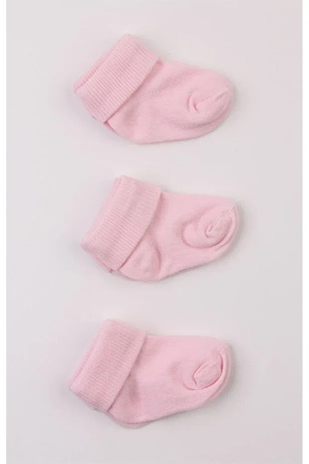 Детские носки хлопковые 3 шт. Mini Ropa, Pink