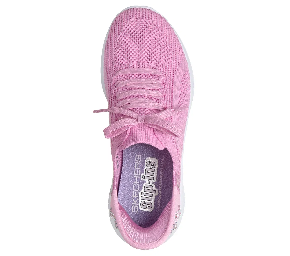 Детские слипоны Ultra Flex 3.0 - Glimmer Dream Skechers, розовый — фото 2
