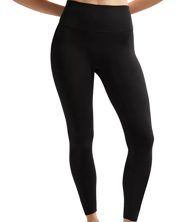 Женские леггинсы для йоги Nike Zenvy High Dri Fit High Rise 7/8, Black/Cool Grey — фото 3
