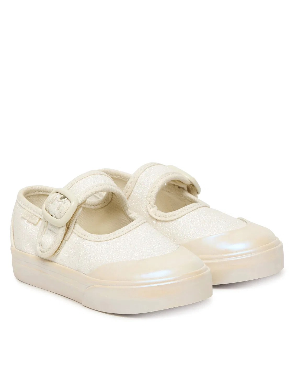 Балетки цвета экрю для девочки Mary Jane Vans, кремовый — фото 2