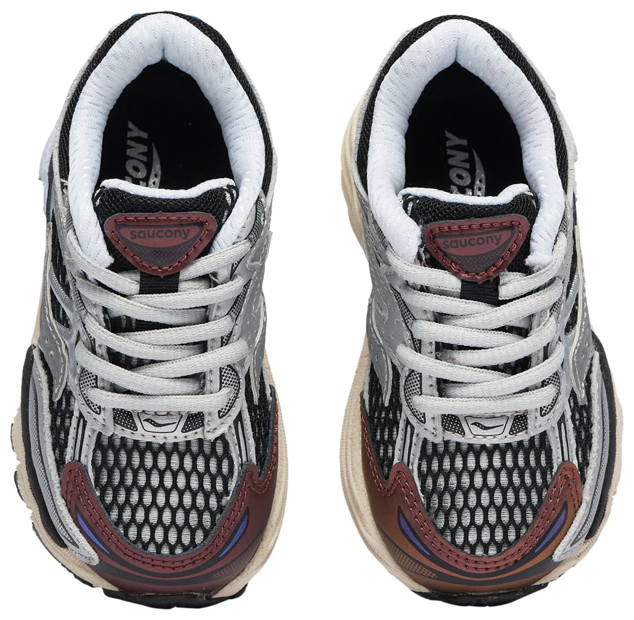 Кроссовки для мальчиков Omni 9 Saucony, цвет Burgundy/Black — фото 4