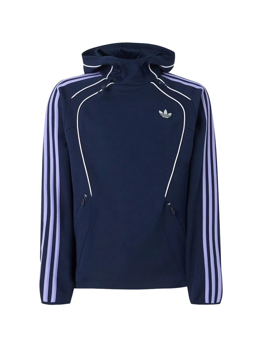 Толстовка ADIDAS ORIGINALS 'SPACER' цвета индиго и светло-голубого