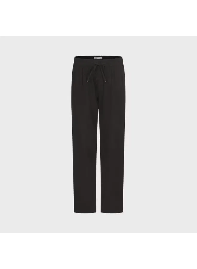 Брюки на завязках с коническим кроем Zara, черный — фото 2