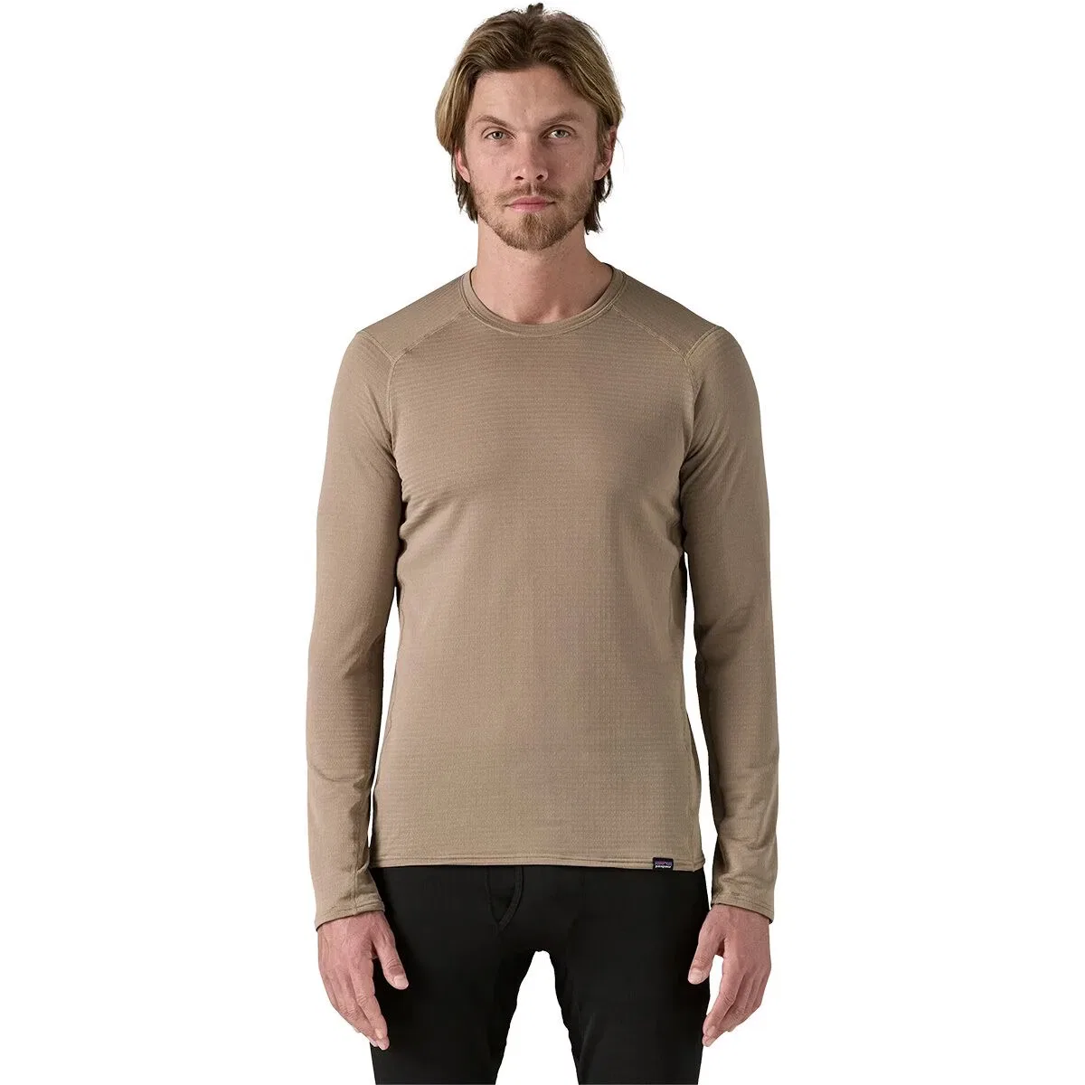 Мужская термобельевая фуфайка с длинным рукавом Capilene Thermal Weight Crew Patagonia, Seabird Grey