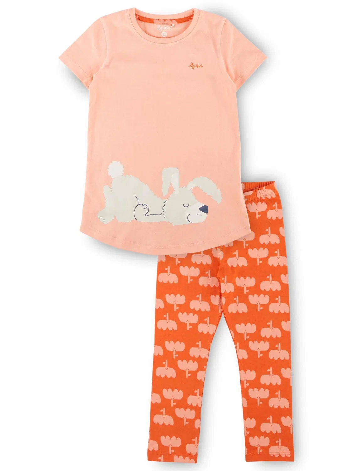 Пижама Sigikid Pyjama Kinder Schlafanzug оранжевого цвета