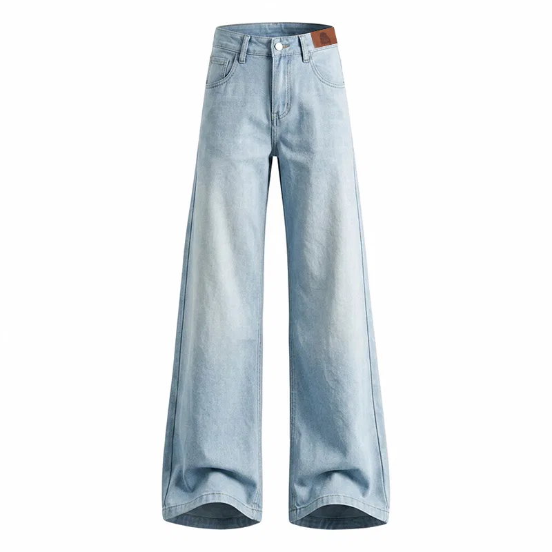 Детские джинсы скинни с принтом Paris Bootcut All-Season Regular Edition MostwantedLab, Light Blue