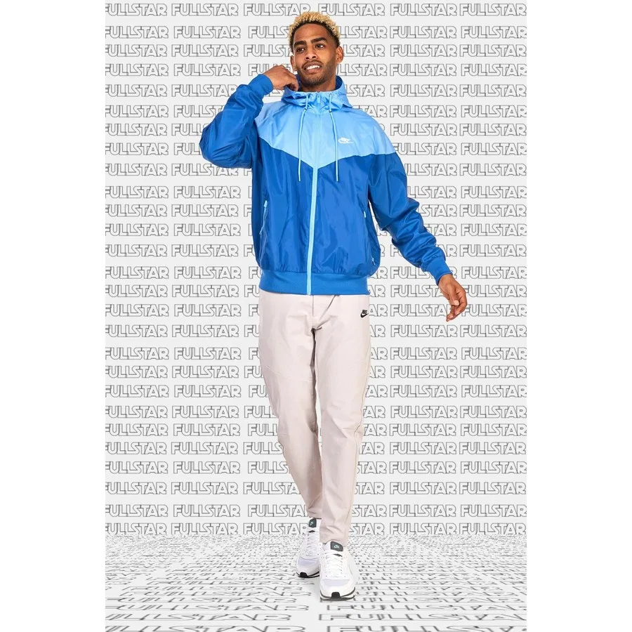 Куртка спортивная с капюшоном Windrunner Nike, Темно-синий — фото 3