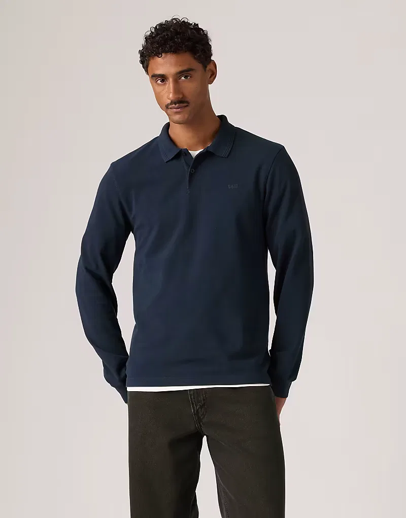 Поло original с длинным рукавом Levi's, синий