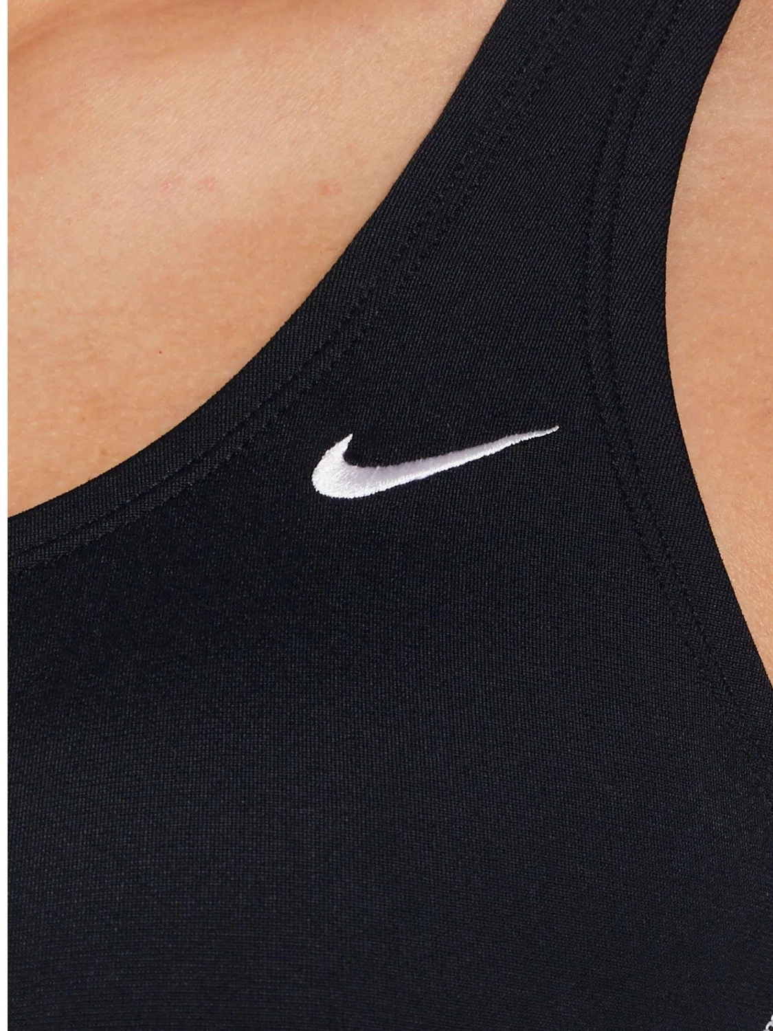 Купальник слитный HydraStrong Solid Nike, черный — фото 4