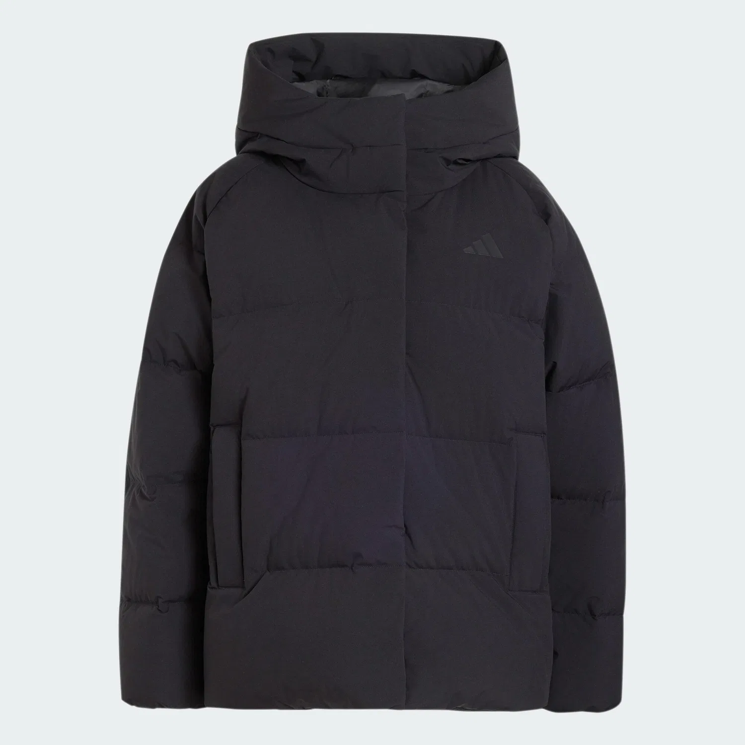 Мужская утепленная куртка Helionic Puffer Daunenjacke adidas, Schwarz — фото 2