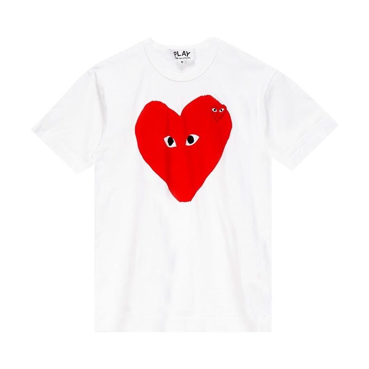 

Футболка Comme des Garçons PLAY Big Heart Tee 'White', белый