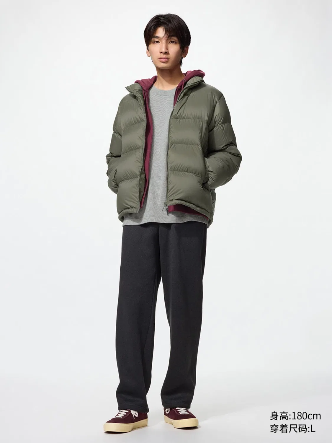 Брюки утепленные с флисовой подкладкой Uniqlo, черный