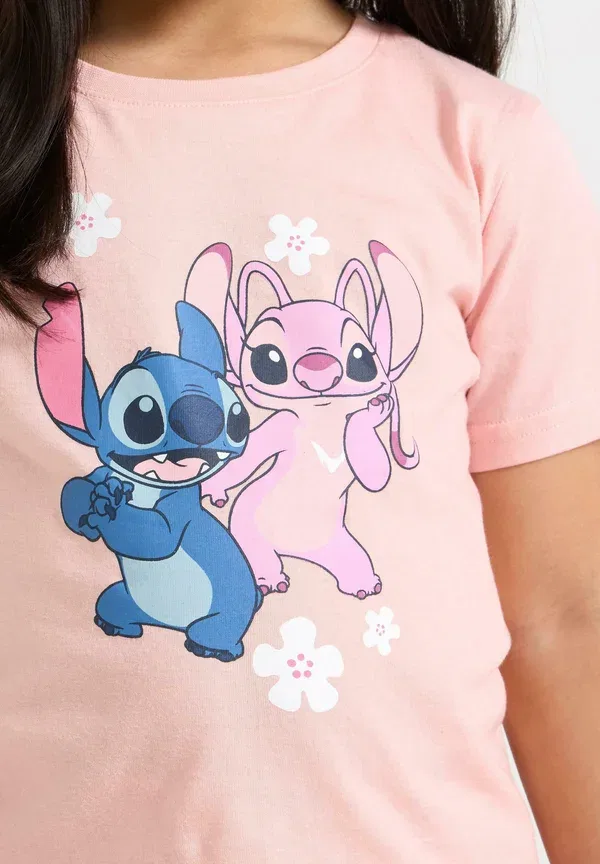 Пижамный комплект Lilo & Stitch - пижамный комплект Lindex, светло-розовый — фото 4