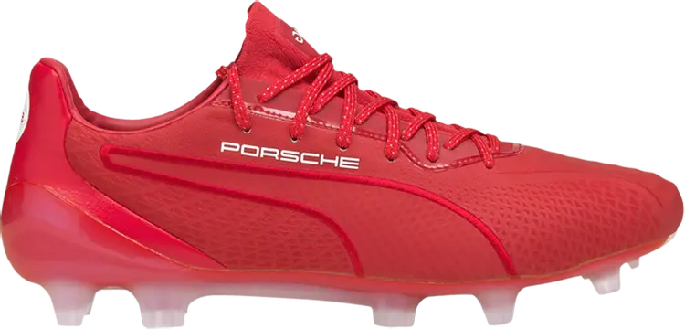 Бутсы Puma Porsche Legacy x King Platinum 911 FG AG American Beauty, красный