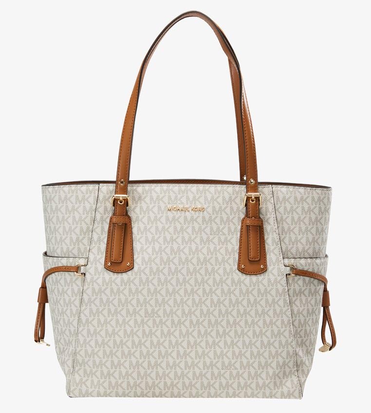 

Сумка-тоут Michael Kors Voyager Signature Tote, ванильный