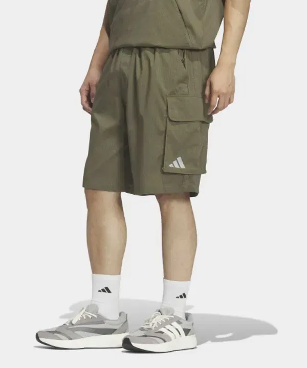 Шорты карго тех City Tech, Adidas, оливковый