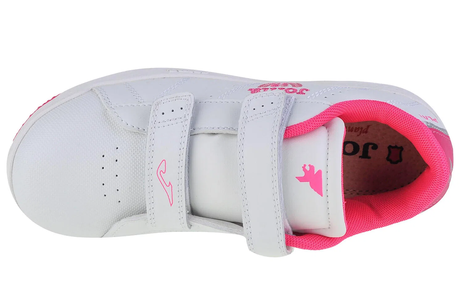 Детские кроссовки для девочек с технологией Flexo Joma W.Play Jr, Цвет Weiss / Rosa — фото 3