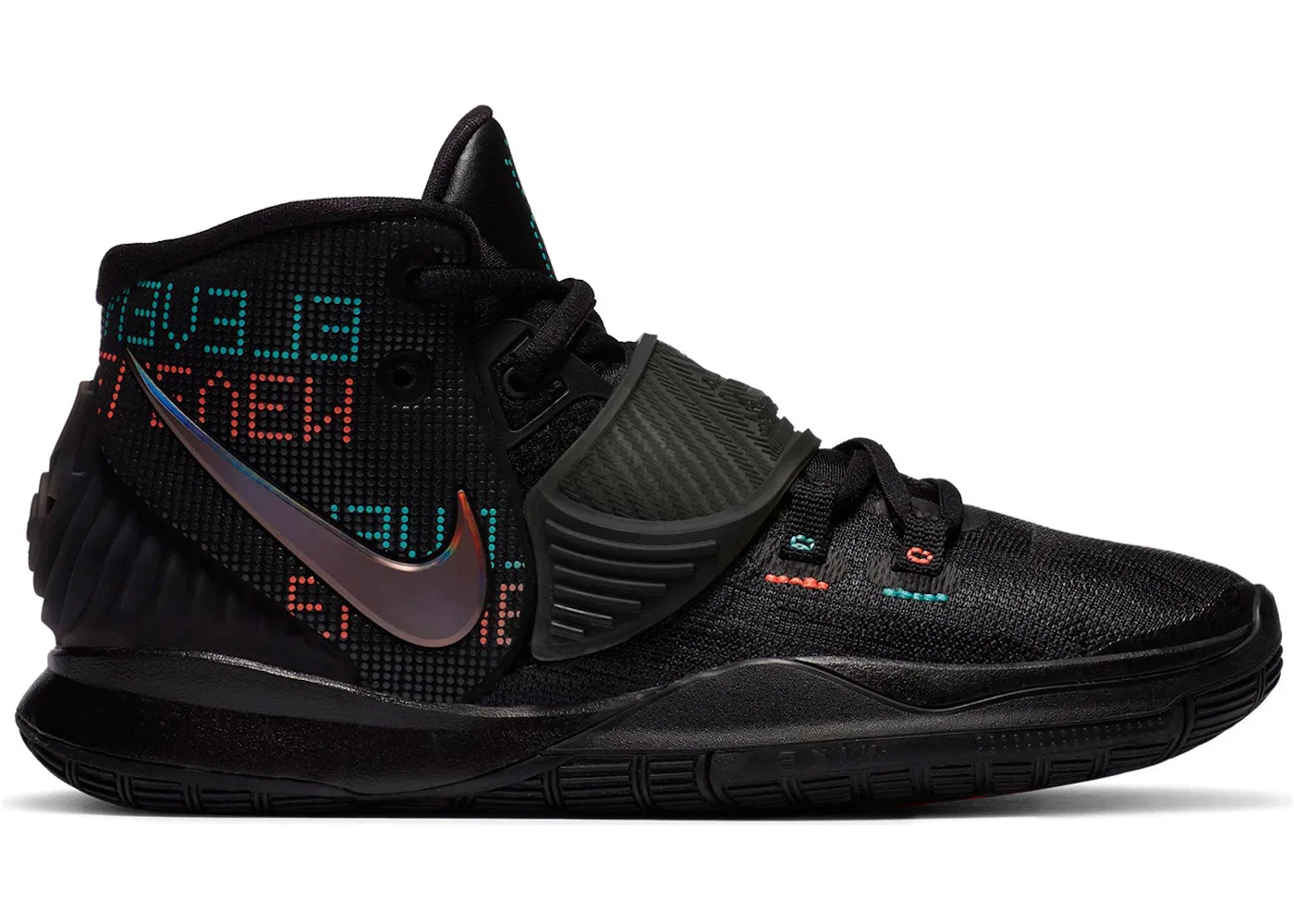 Детские кроссовки для баскетбола Nike Kyrie 6, Black/Black