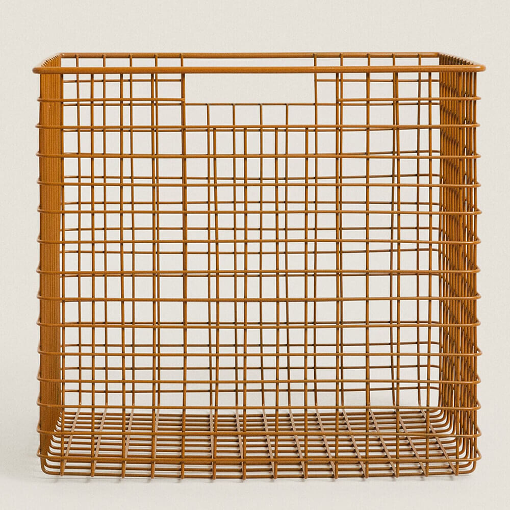 

Корзина Zara Home Metallic, золотой