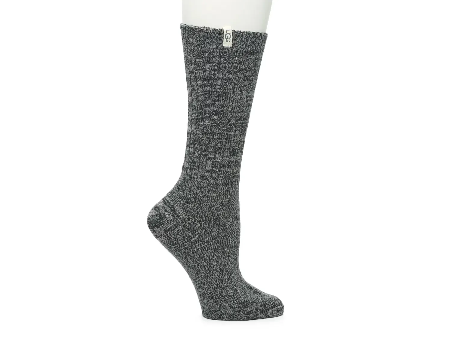 

Женские носки (ребристая вязка) Ugg, Charcoal Grey/Black