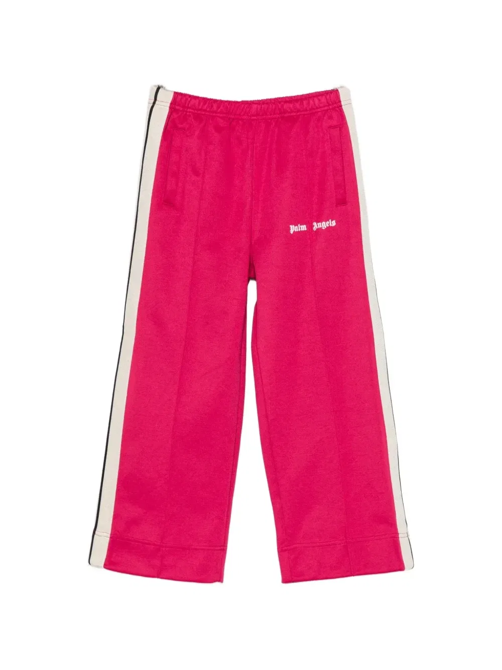 Спортивные брюки с лампасами и логотипом Palm Angels Kids, розовый