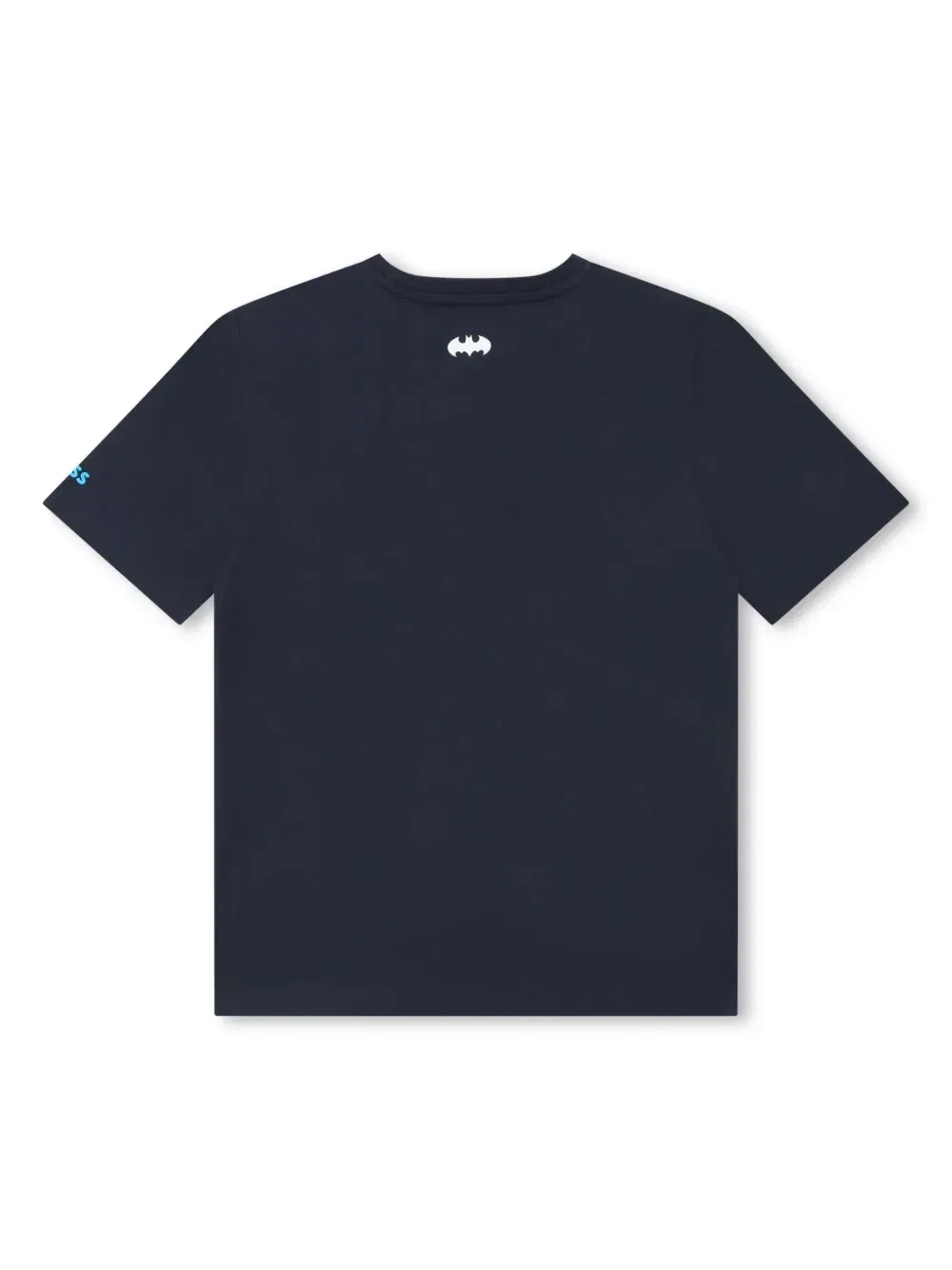 Футболка из хлопка с графическим принтом Boss Kidswear, синий — фото 2