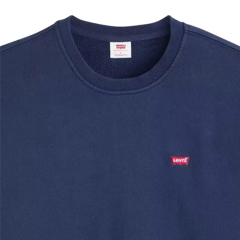 Мужской свитшот с круглым вырезом Levi's, Цвет Dunkelblau — фото 4