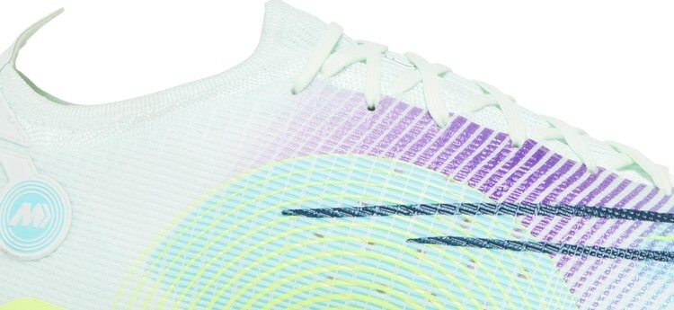 Бутсы Nike Mercurial Vapor 14 Elite FG 'Dream Speed - Barely Green Electro Purple', зеленый — фото 3