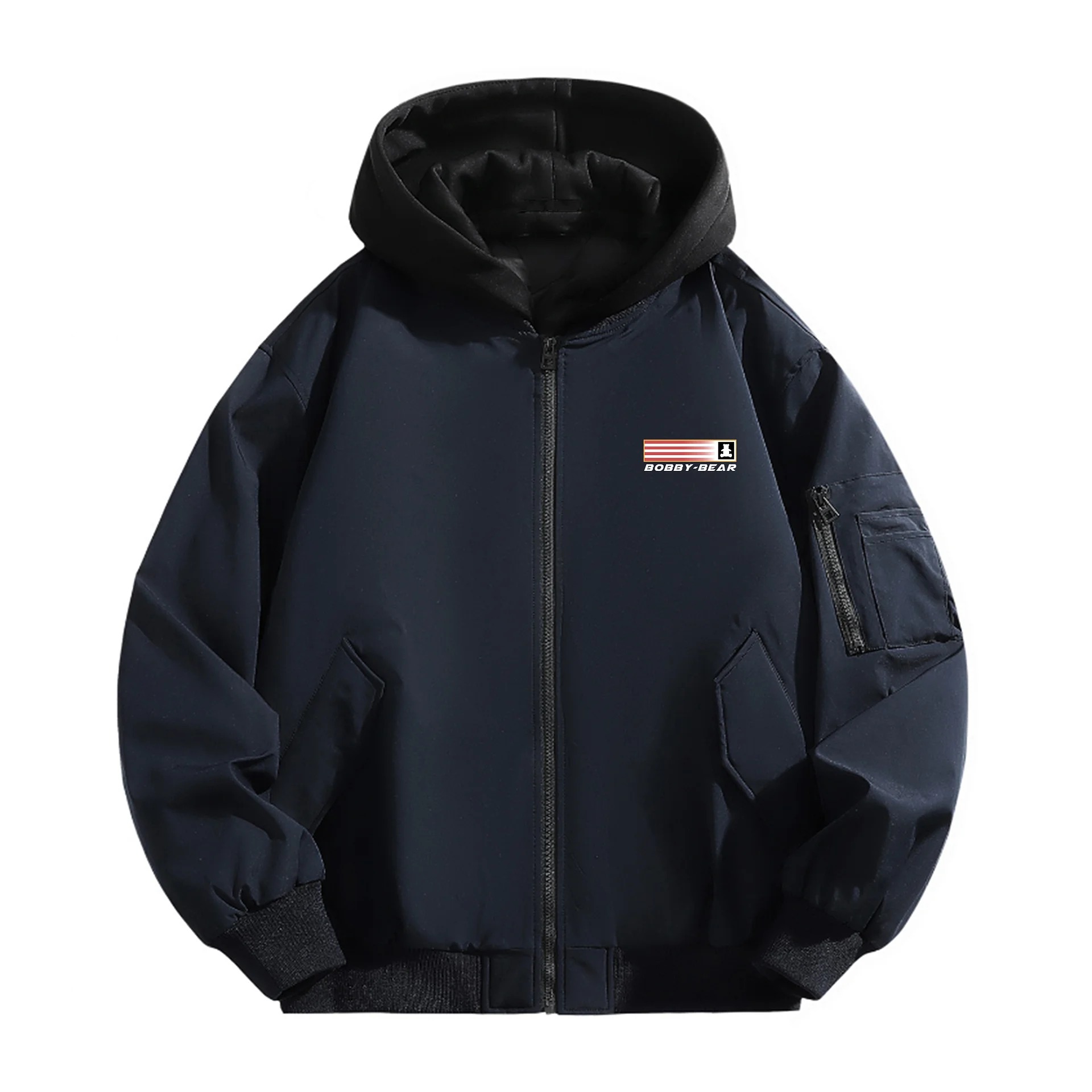 

Куртка Bobby Abley Down Unisex Upgraded Mock Two-Piece Pilot, темно-синий