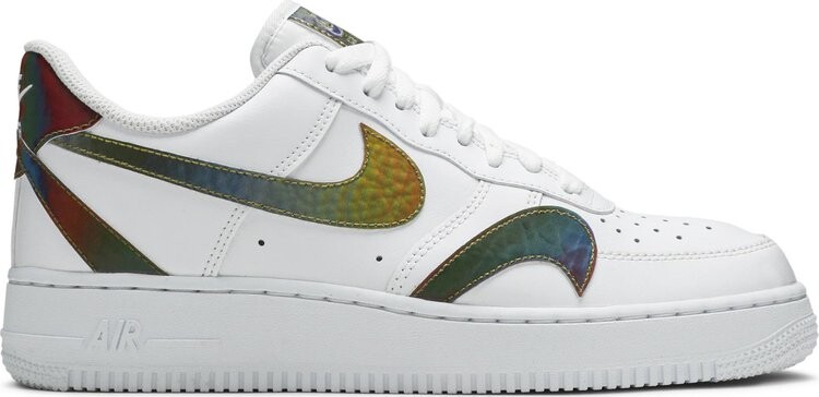

Кроссовки Nike Air Force 1 Low 'Misplaced Swoosh - White', белый, Белый;серый, Кроссовки Nike Air Force 1 Low 'Misplaced Swoosh - White', белый